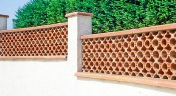 Claustras 25x25 en terre cuite