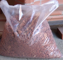 Sac de terre cuite concassée