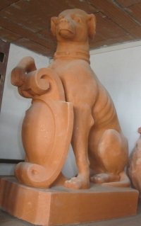 Statue chien